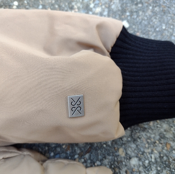 SOIA & KYO Cindi Puffer Jacket Medium Toffee Brown Hooded Down Coat NWT - Picture 7 of 11